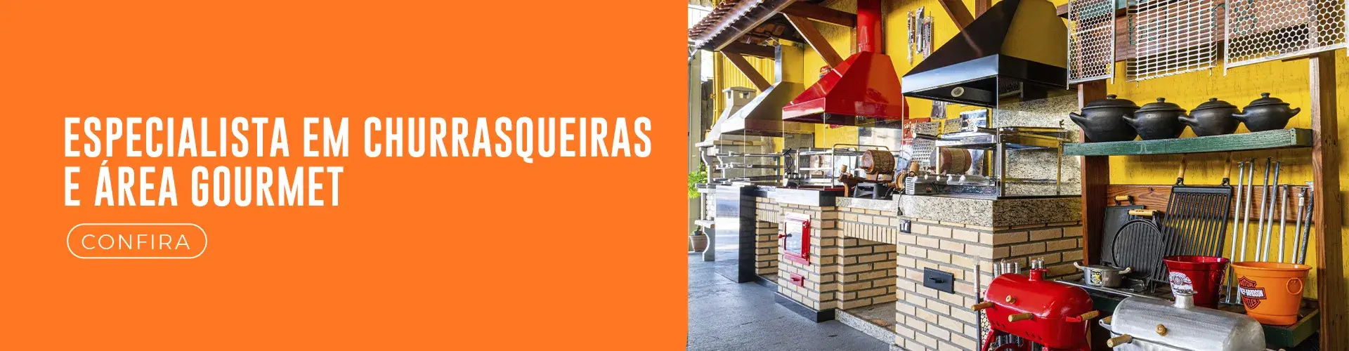 Especialista em churrasqueiras e áres gourmet